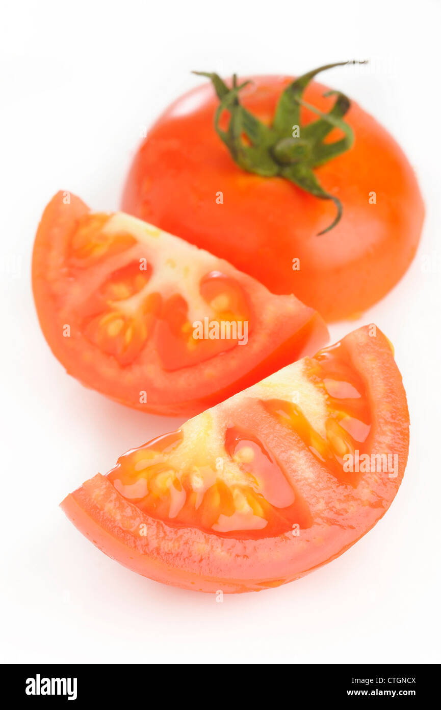 Tomato isolated on white background Stock Photo - Alamy