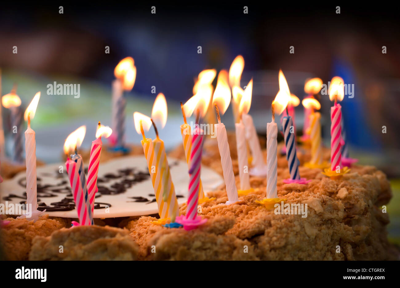 Animated Birthday Cake With Candles