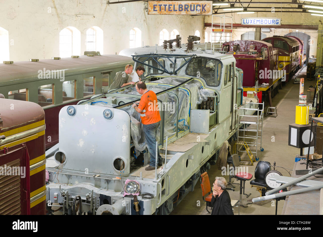 Railway Repair Shop of the 1604 Classics club.The electric