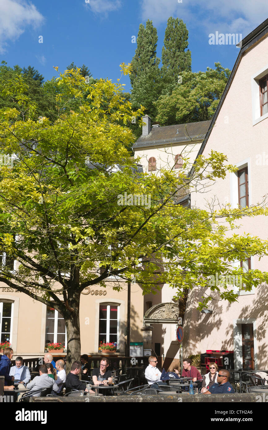 The grund luxembourg terrace hi-res stock photography and images - Alamy