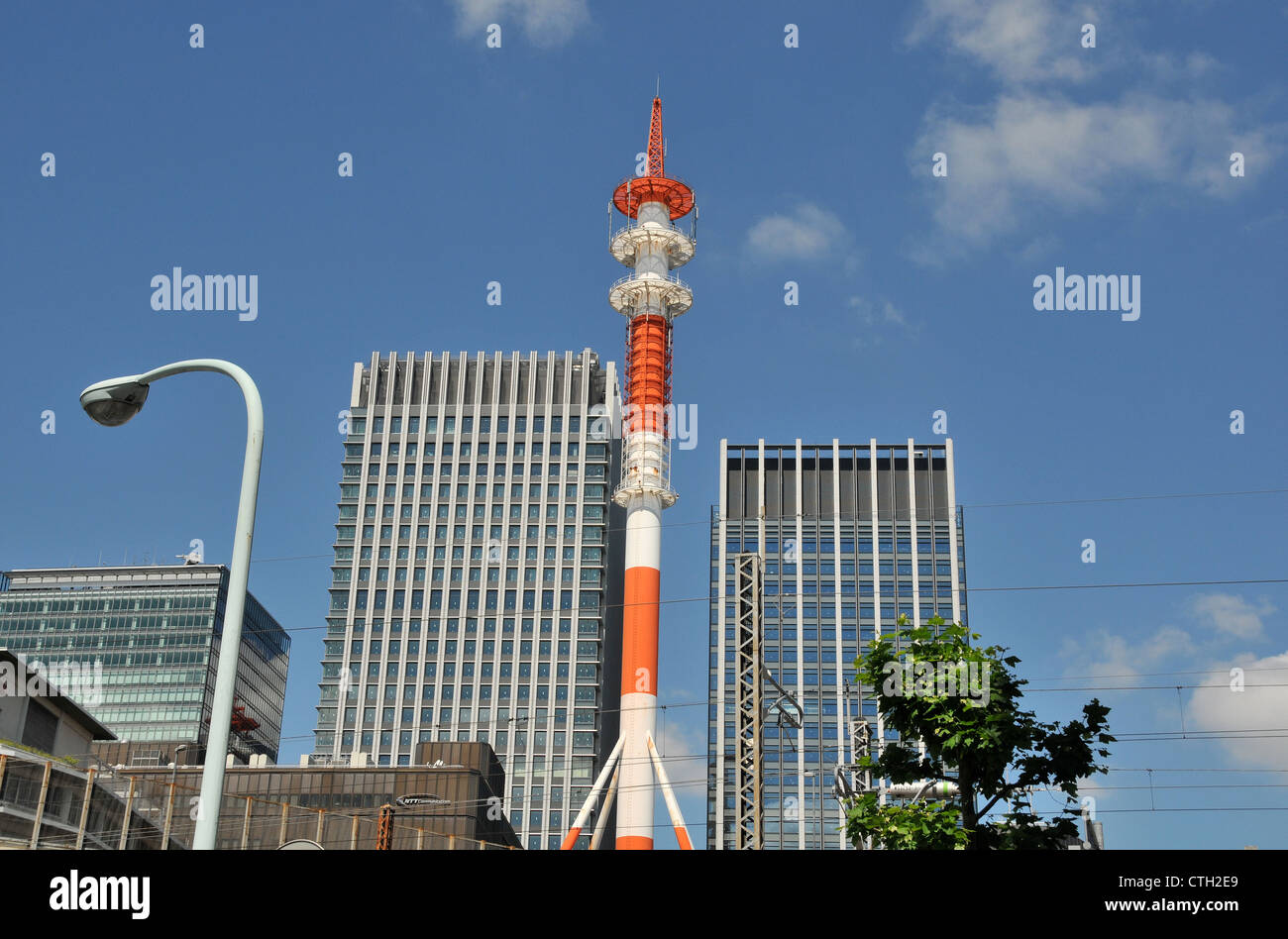 tower NTT Communications building Tokyo Japan Asia Stock Photo Alamy