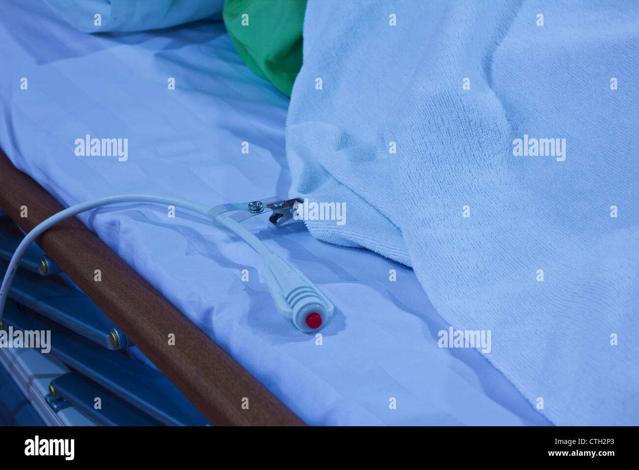 Stock Photo - An emergency call pull switch in a hospital room. Stock Photo