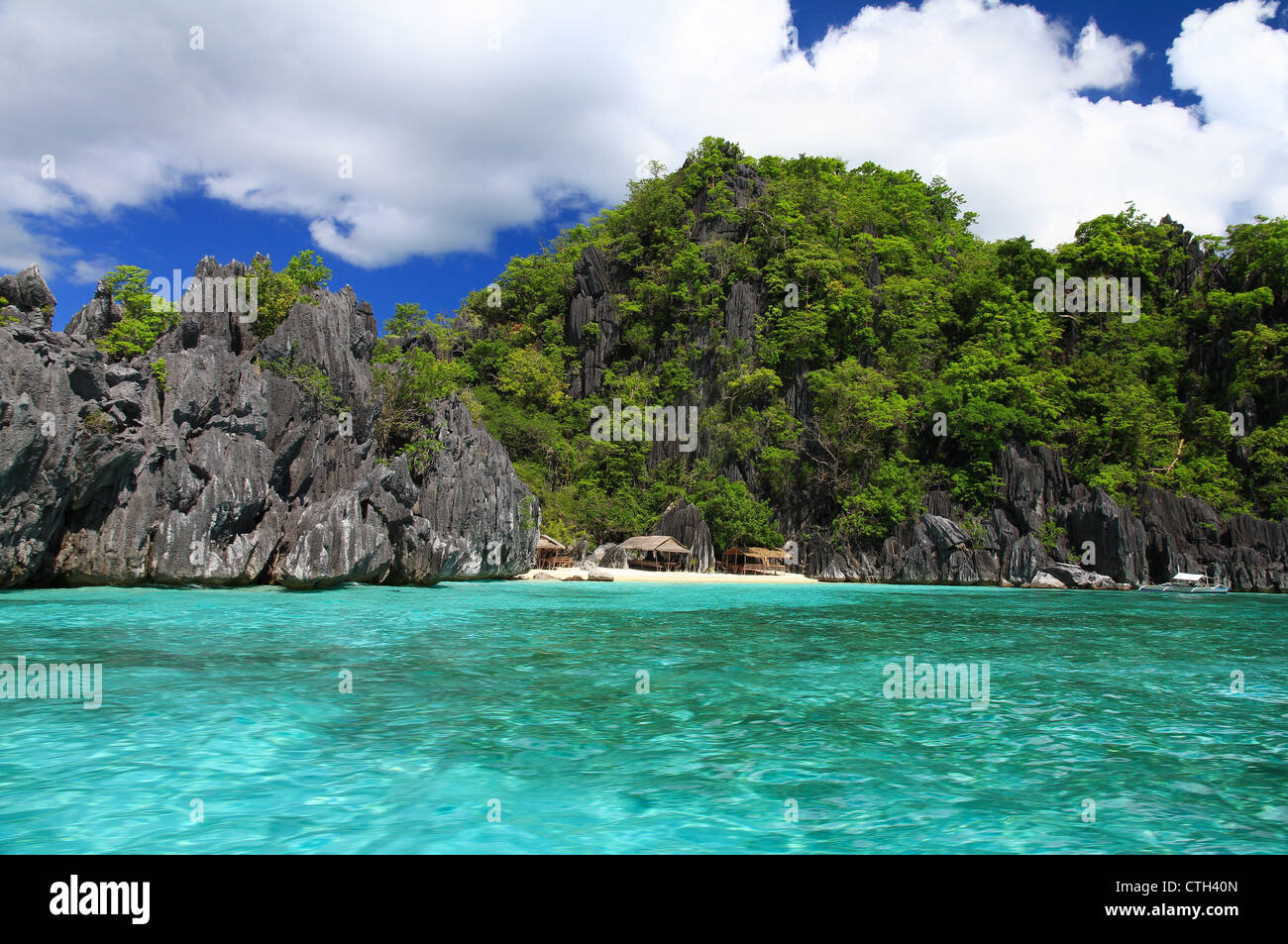 Coron island, busanga, Philippines Stock Photo