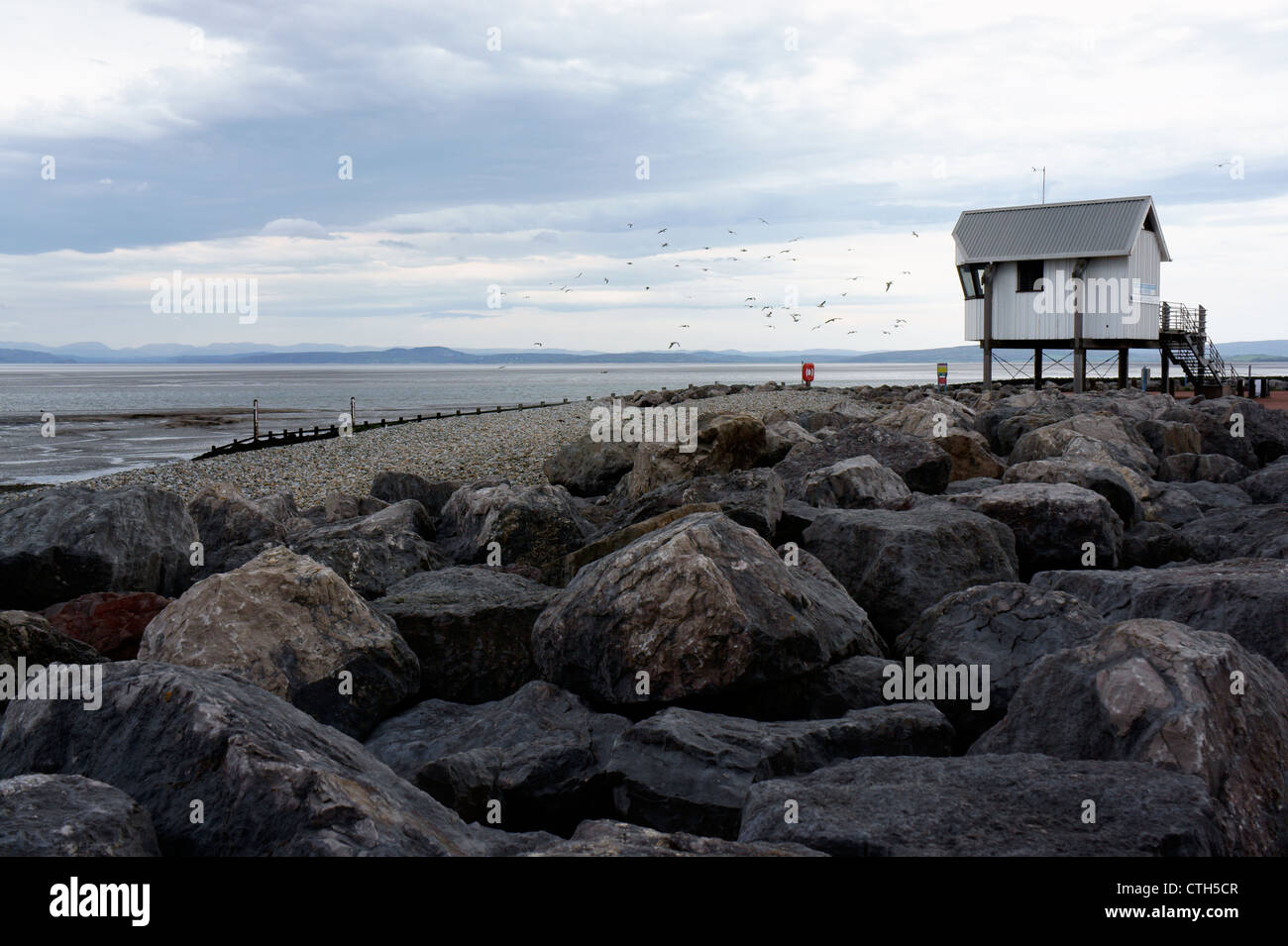 Sea Defense Barrier with the Morecambe & Heysham Yacht Club 'Race