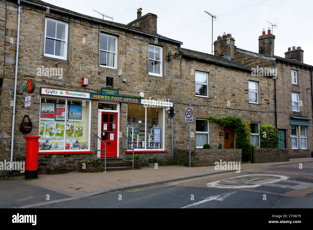 Hawes Post Office, Upper Wensleydale, Yorkshire Dales National Park Stock Photo Alamy