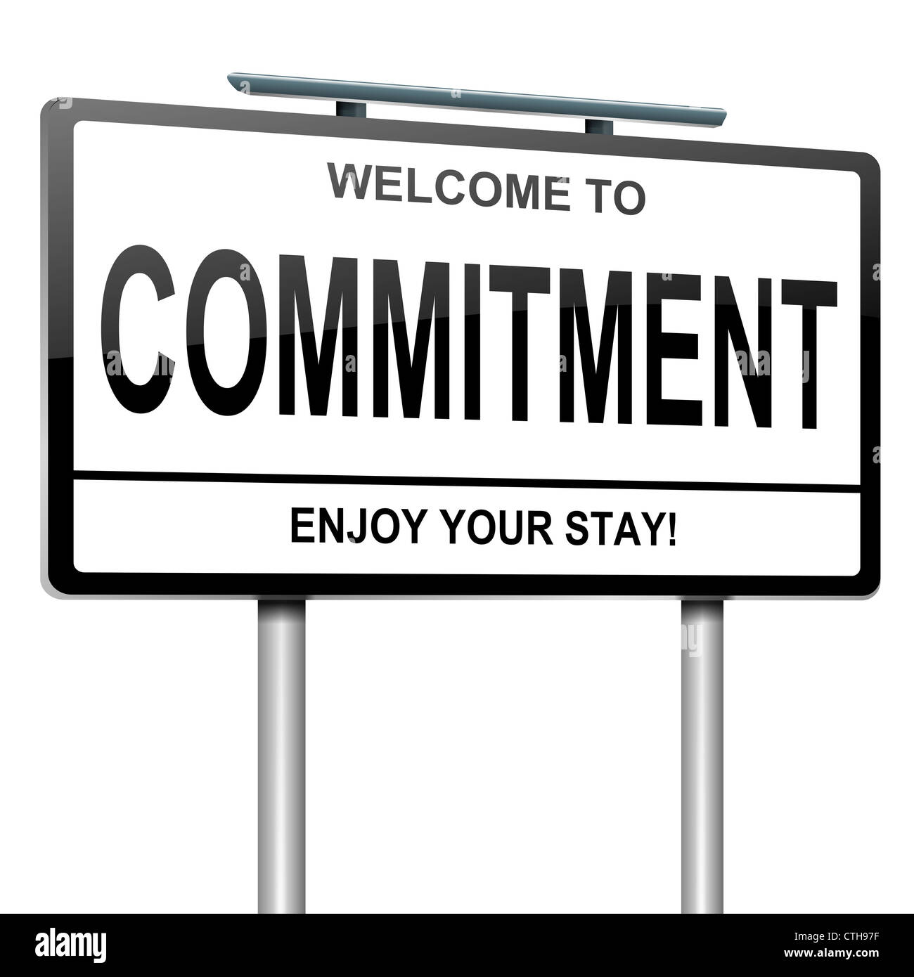 Commitment concept. Stock Photo