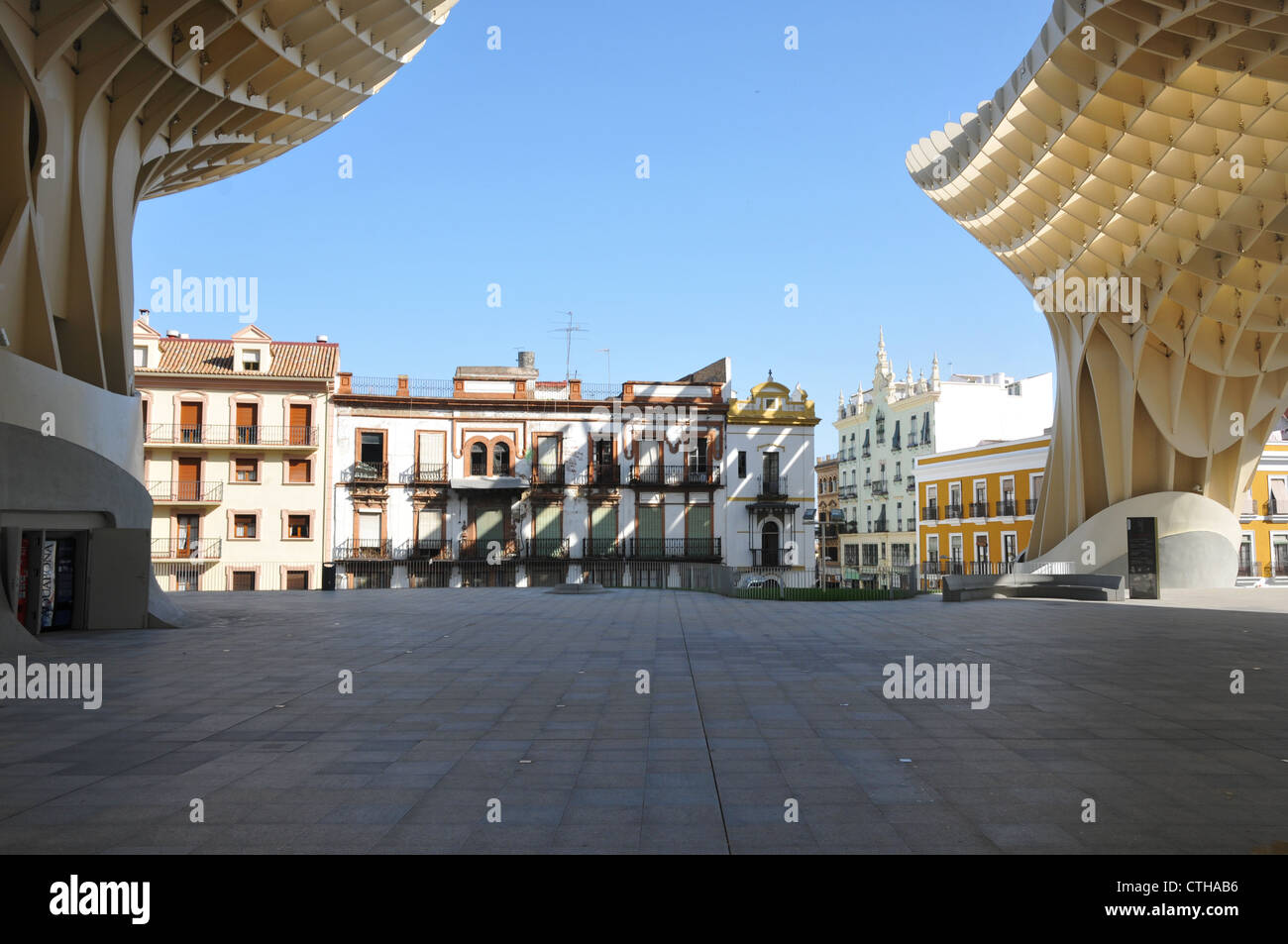 Plaza de la Encarnacion, Metropol Parasol, Seville, Sevilla, Spain, Espana. Stock Photo