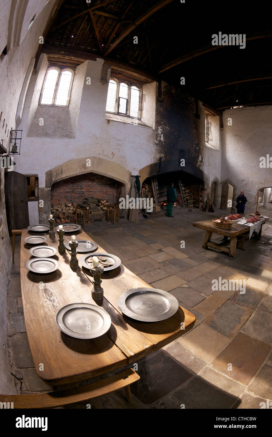 Kitchens of Henry VIII, Hampton Court Palace, London, Surrey, England, UK, United Kingdom, GB, Great Britain, British Isles Stock Photo