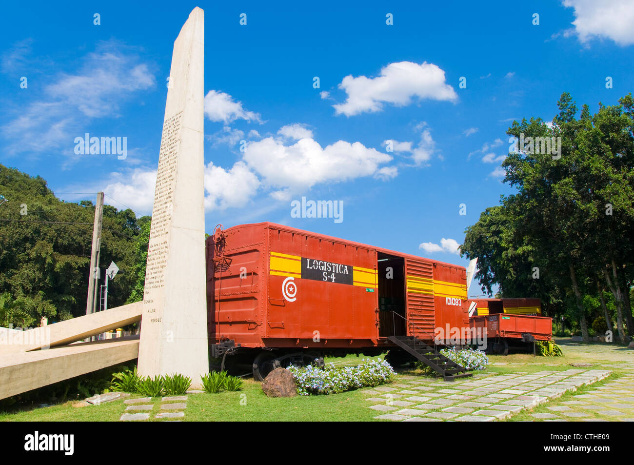 Monumento a la Toma del Tren Blindado, Santa Clara, Cuba Stock Photo