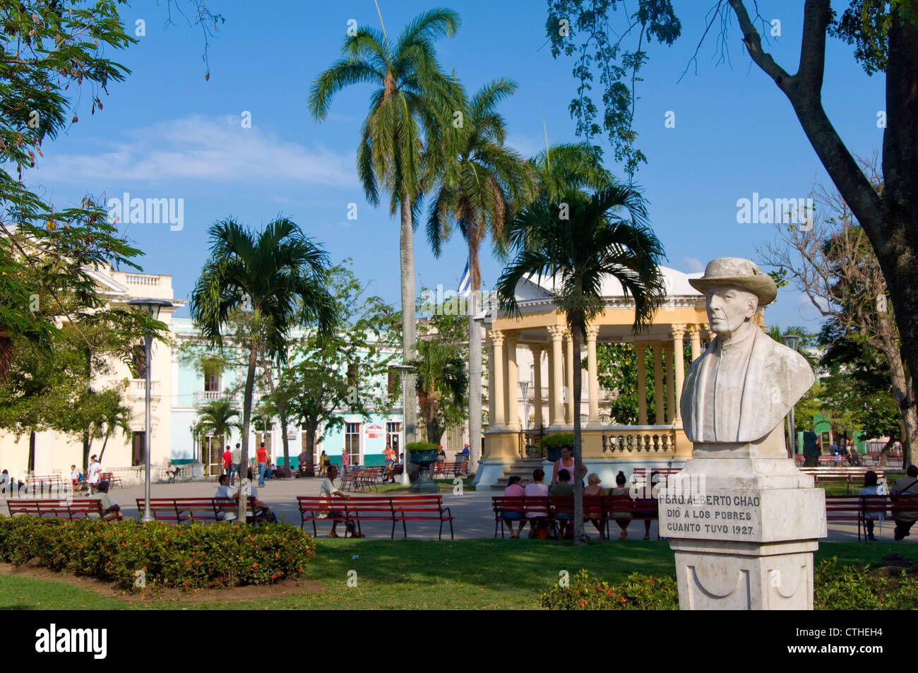 Main Square, Santa Clara, Cuba Stock Photo