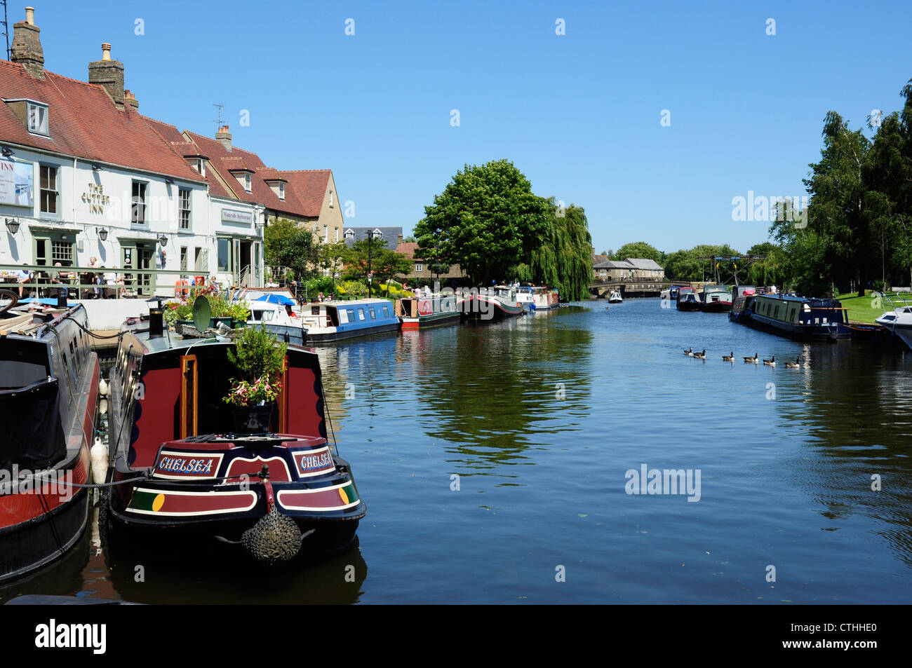 Boating on river great ouse hires stock photography and images Alamy