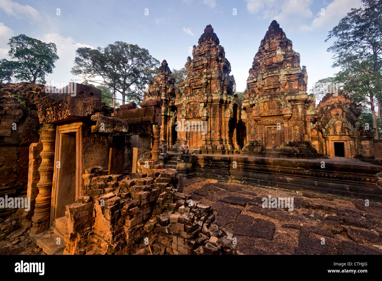 Banteay Srei, Angkor, Cambodia, Asia,  Stock Photo