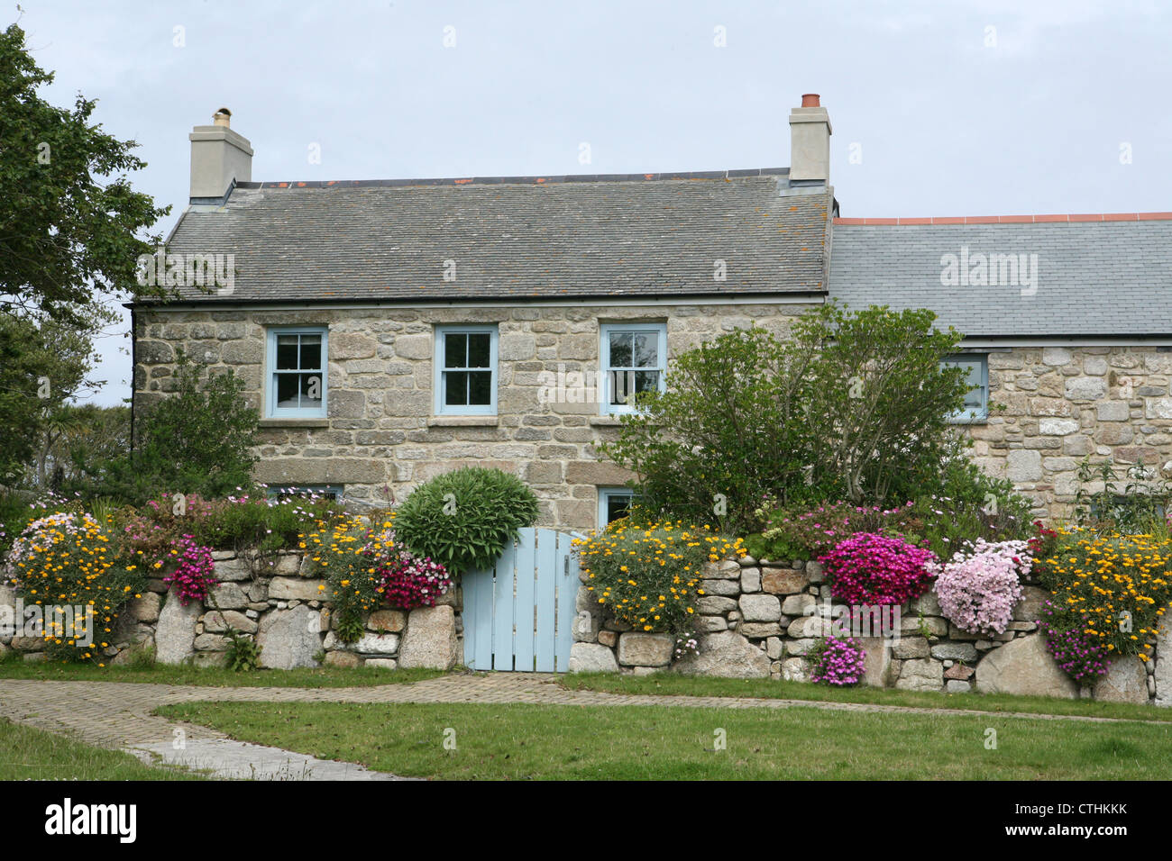 Dolphin town  Tresco  Scilly Isles Isles of Scilly Cornwall England UK Great Britain GB Stock Photo