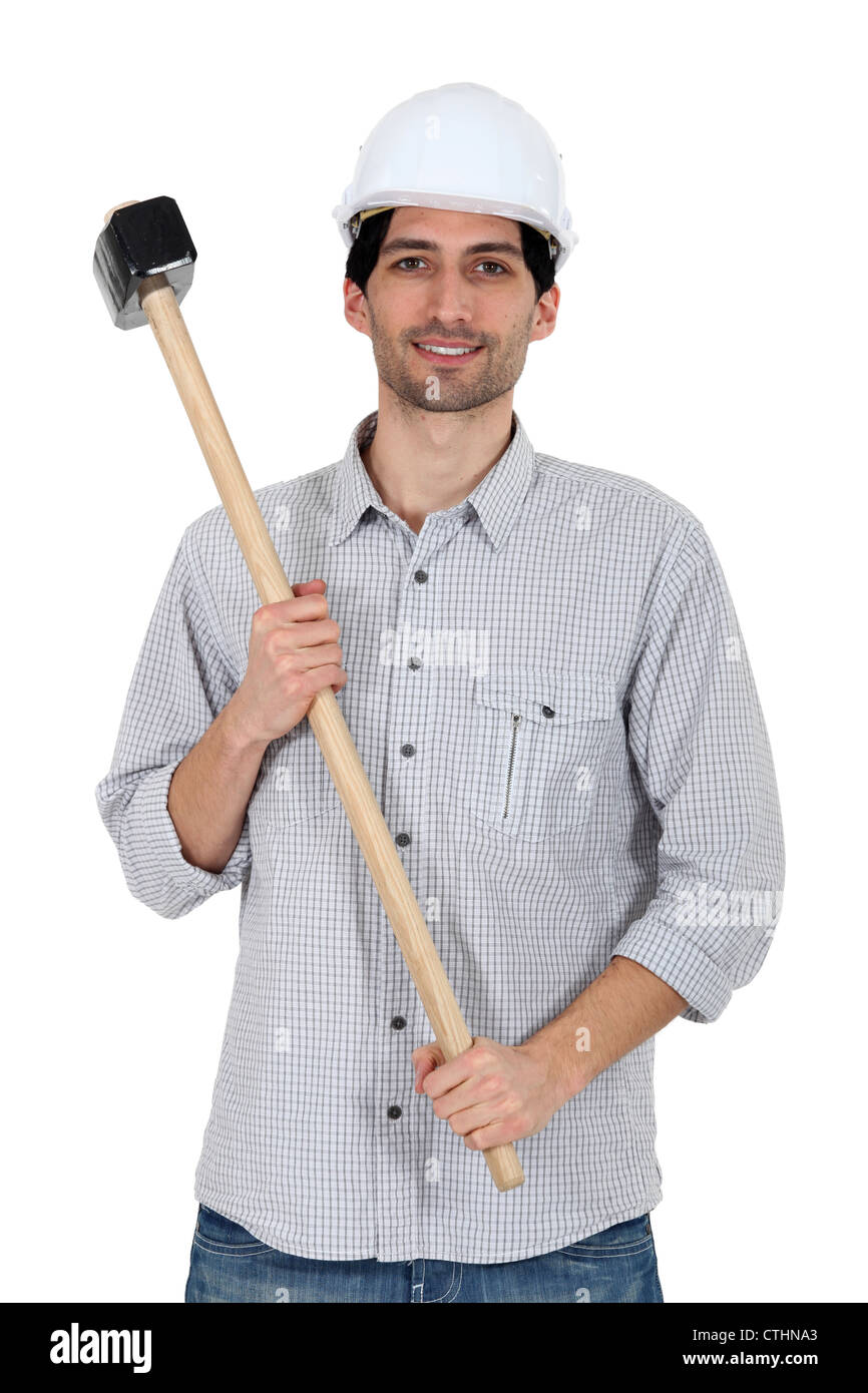 I got a sledgehammer Stock Photo Alamy