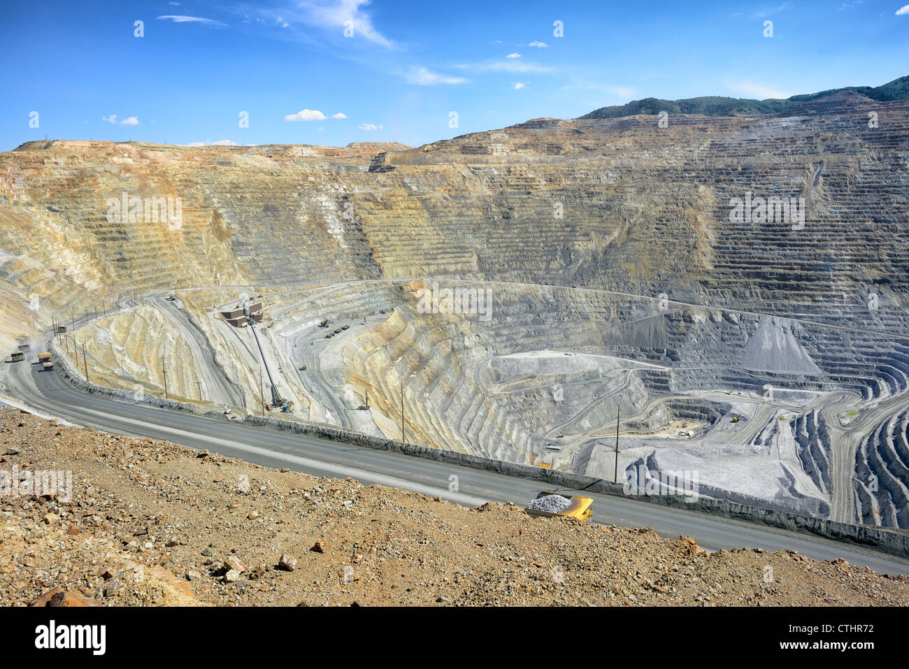 Bingham Canyon Mine Aka Kennecott Copper Mine An Open Pit Mining Southwest Of Salt Lake City Utah Usa Stock Photo Alamy