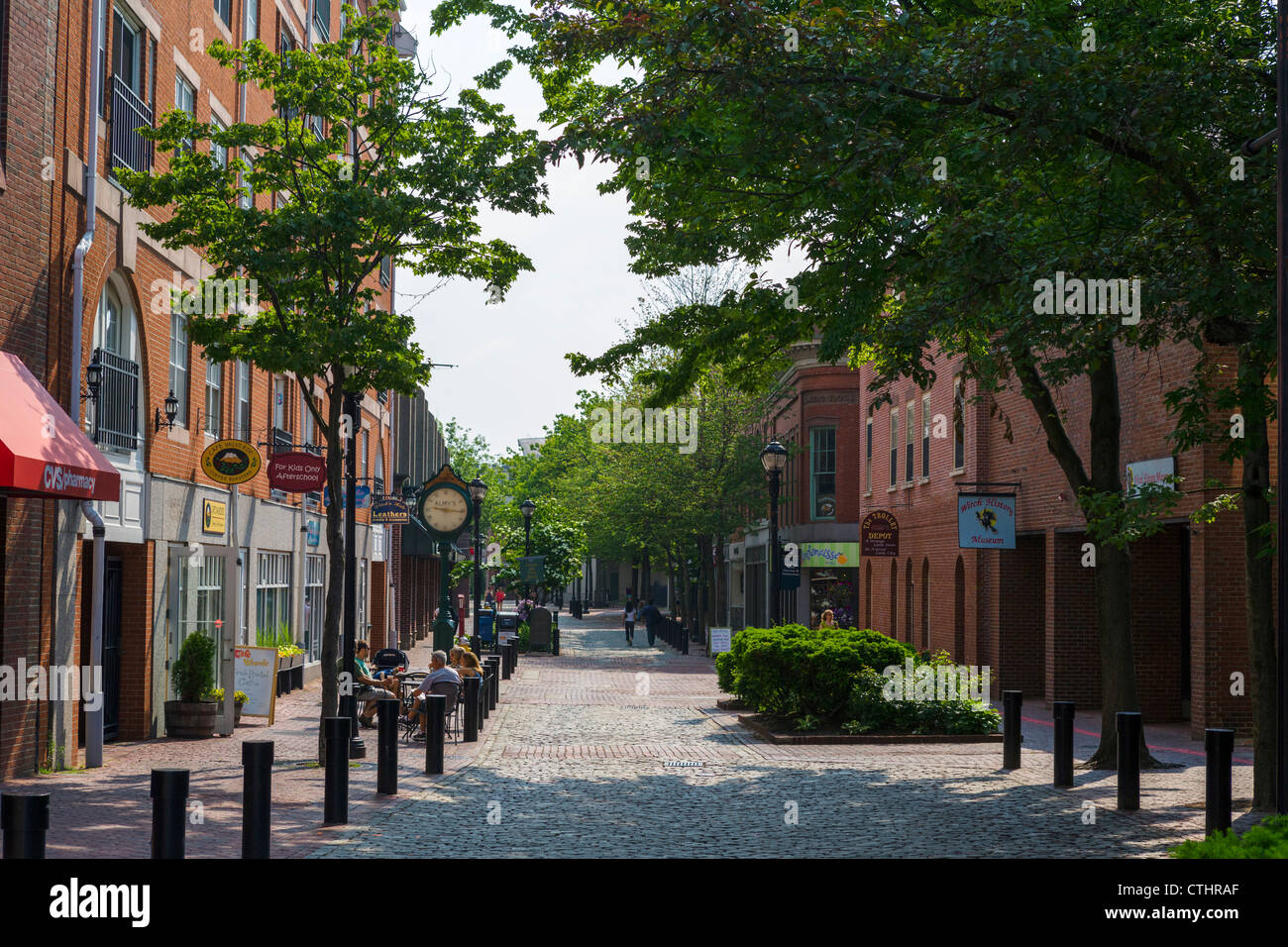 Essex Street in downtown Salem, Massachusetts, USA Stock Photo Alamy