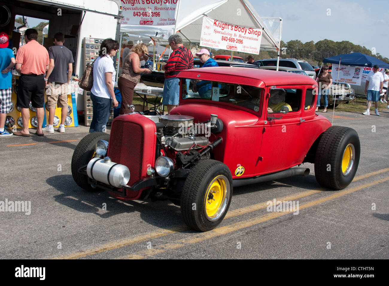 Run To The Sun Car Show Stock Photo Alamy