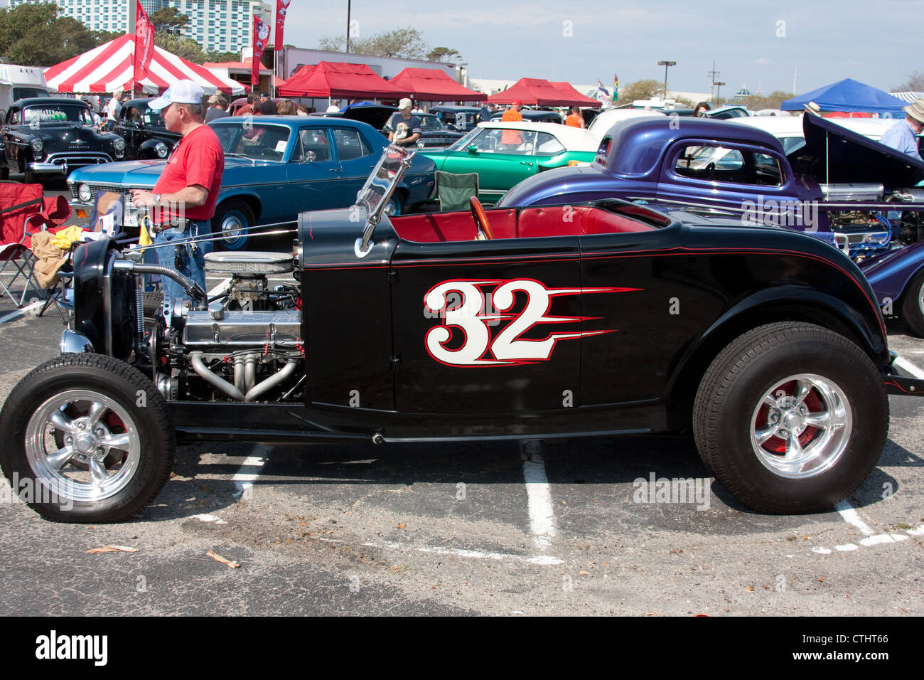 Run To The Sun Car Show Stock Photo Alamy
