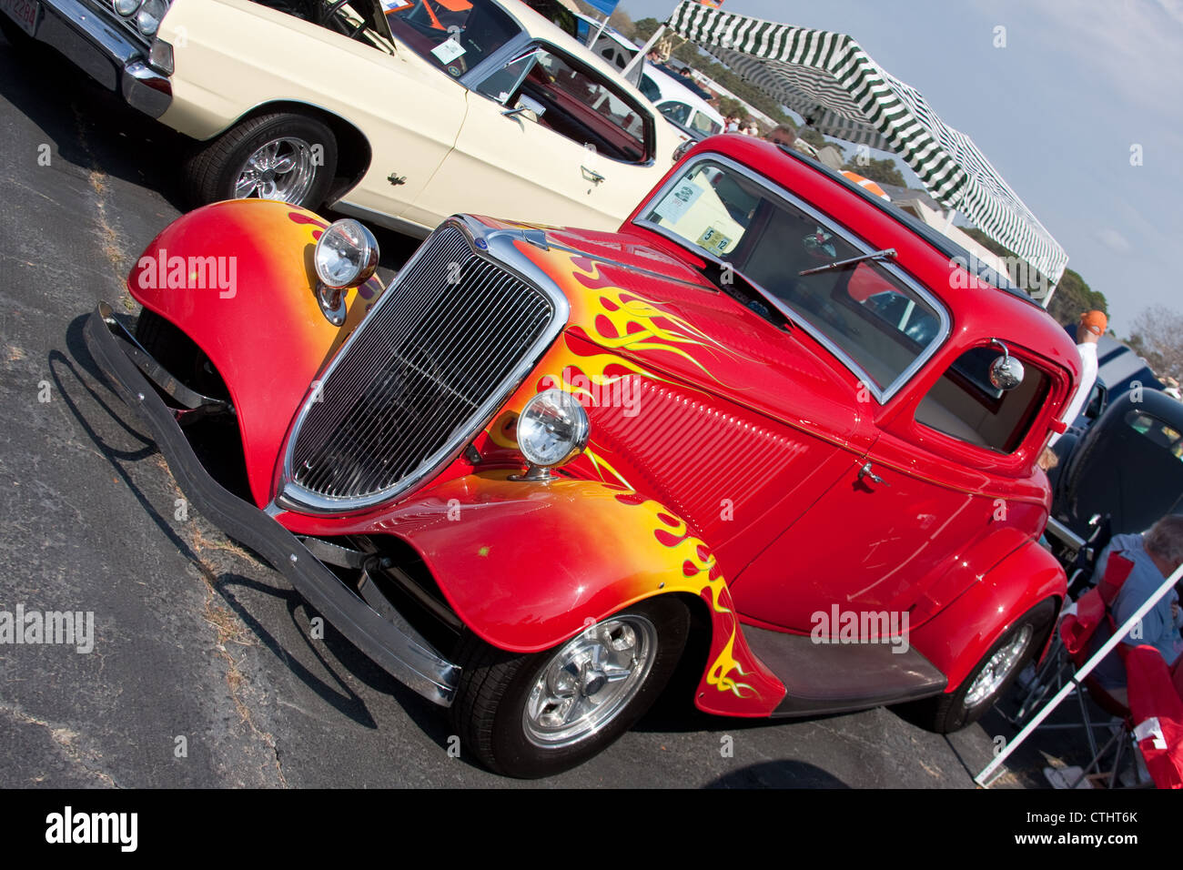 Run To The Sun Car Show Stock Photo Alamy