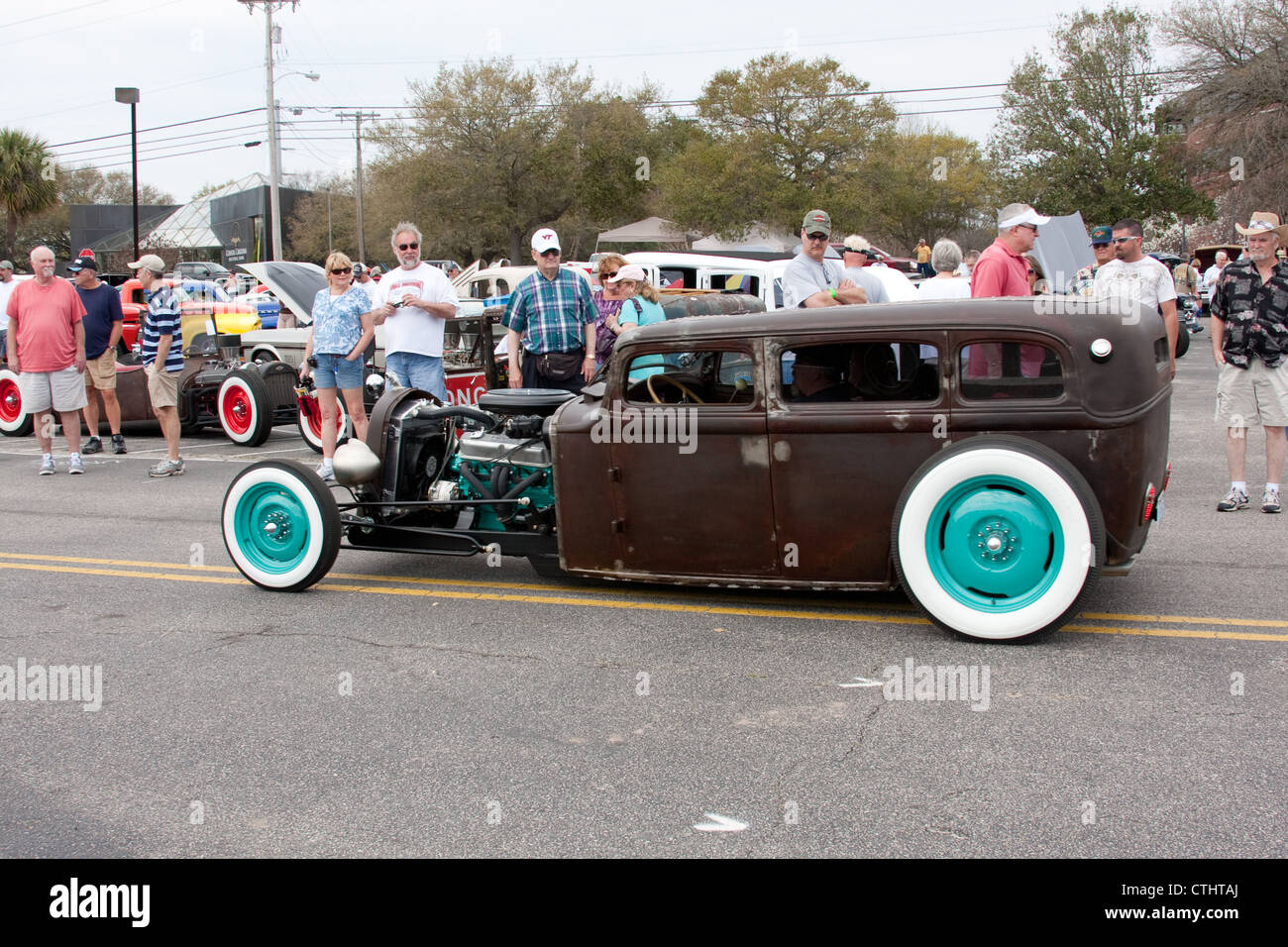 Run To The Sun Car Show Stock Photo Alamy