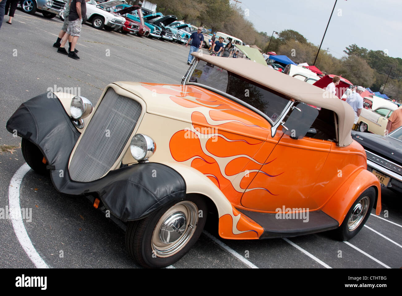 Run To The Sun Car Show Stock Photo Alamy