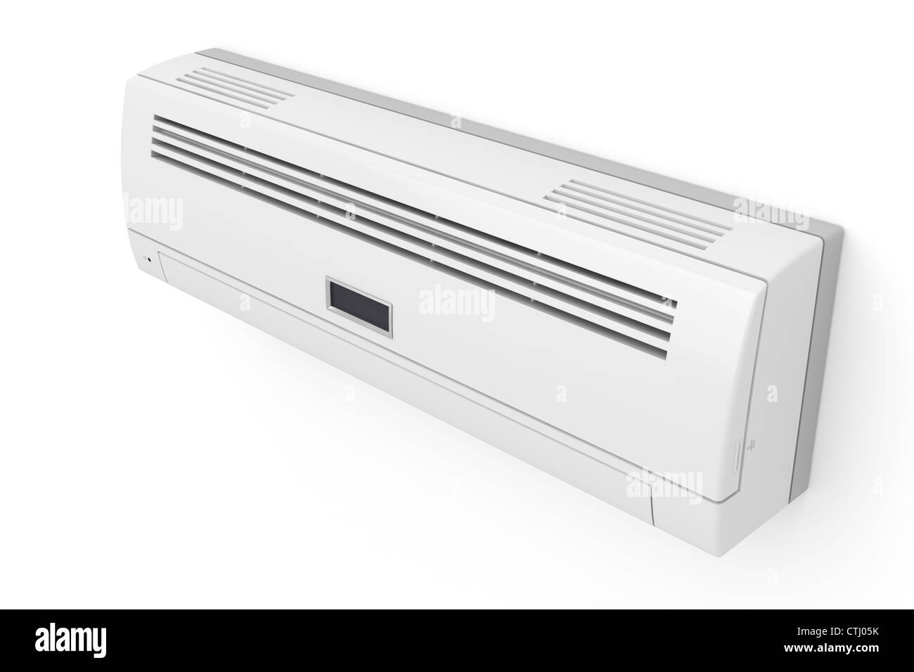 Air conditioner on white wall Stock Photo - Alamy