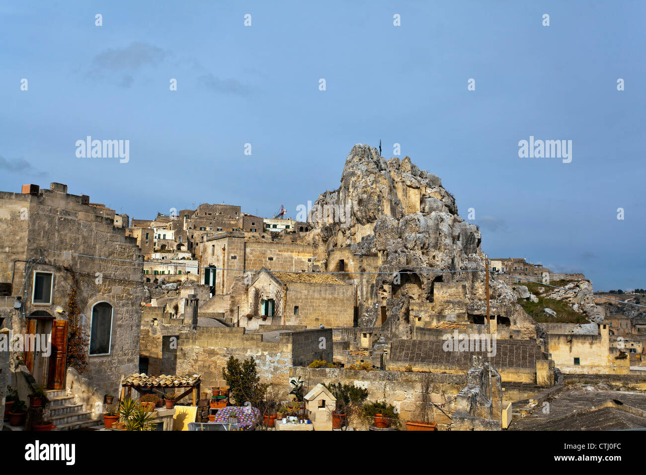 Cave dwellings Sassi di Matera in Sasso Barisano, Unesco World Heritage