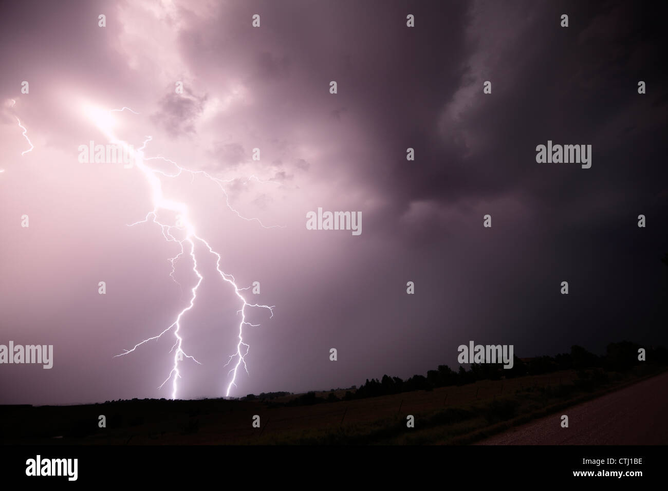 Lightning strike bolt hi-res stock photography and images - Alamy