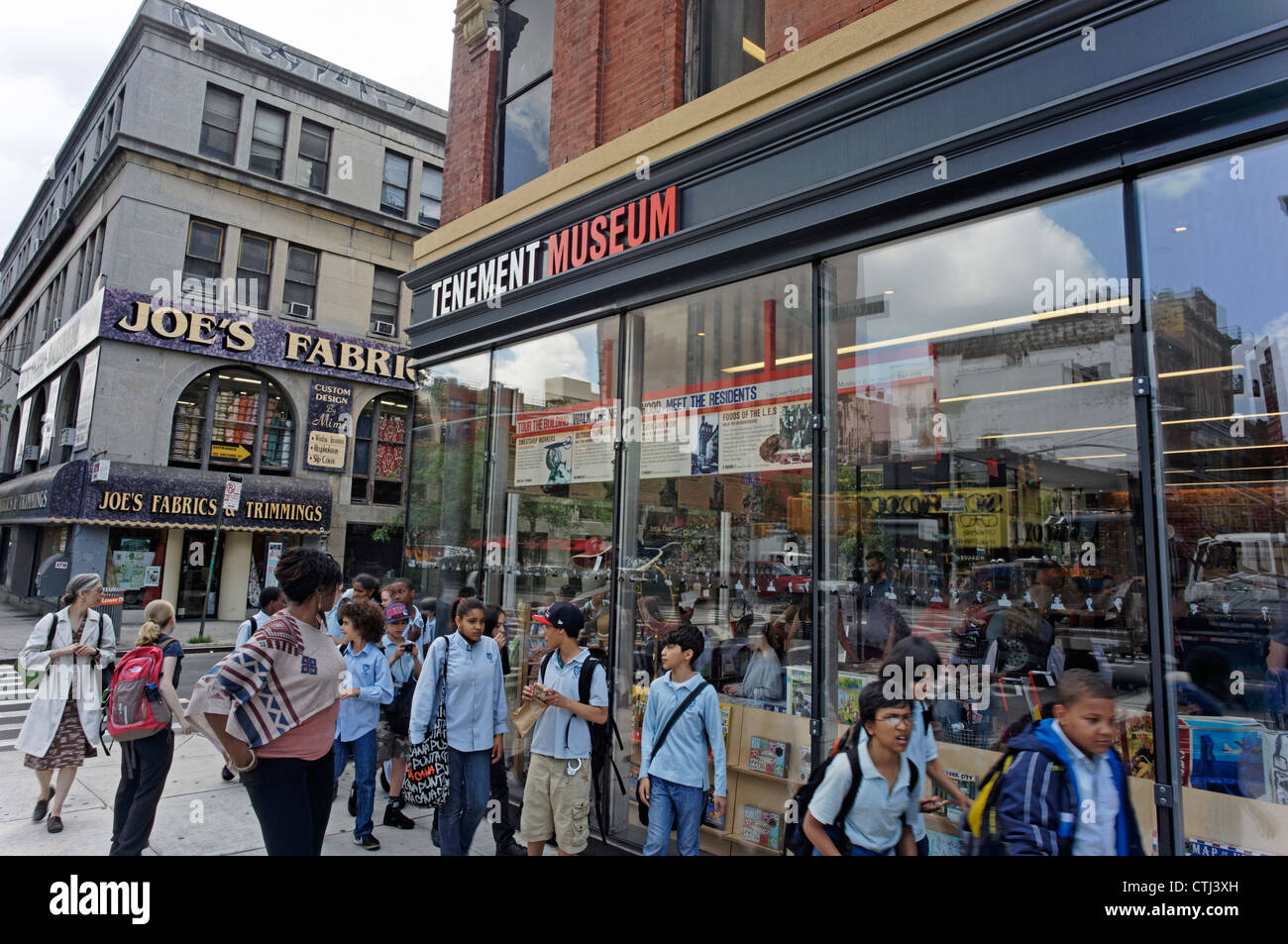 Tenement Museum, Orchard Street, Lower East Side, New York, USA, Stock Photo