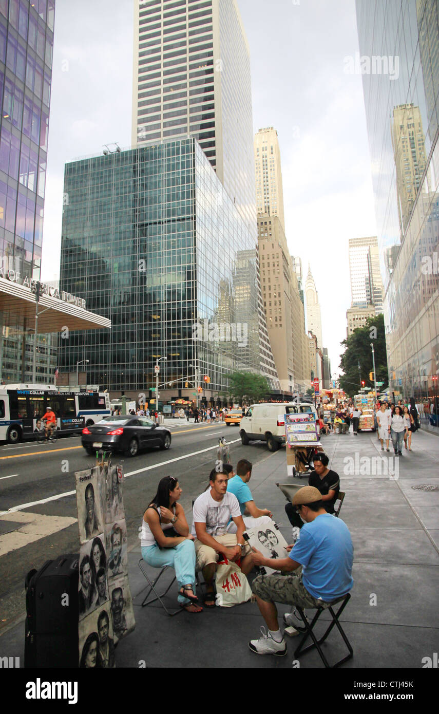 New York Streets Stock Photo