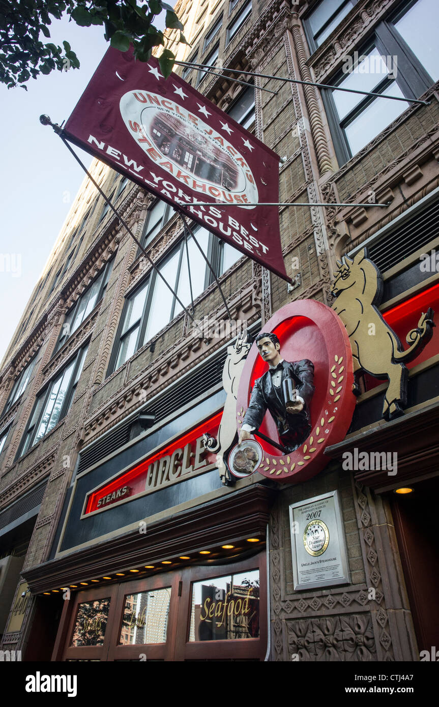 Uncle Jack´s Steakhouse, New York, USA Stock Photo Alamy