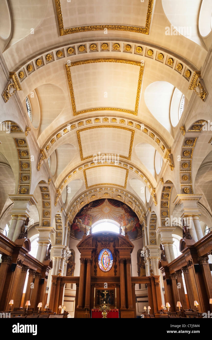England, London, The City, St Brides' Church Stock Photo