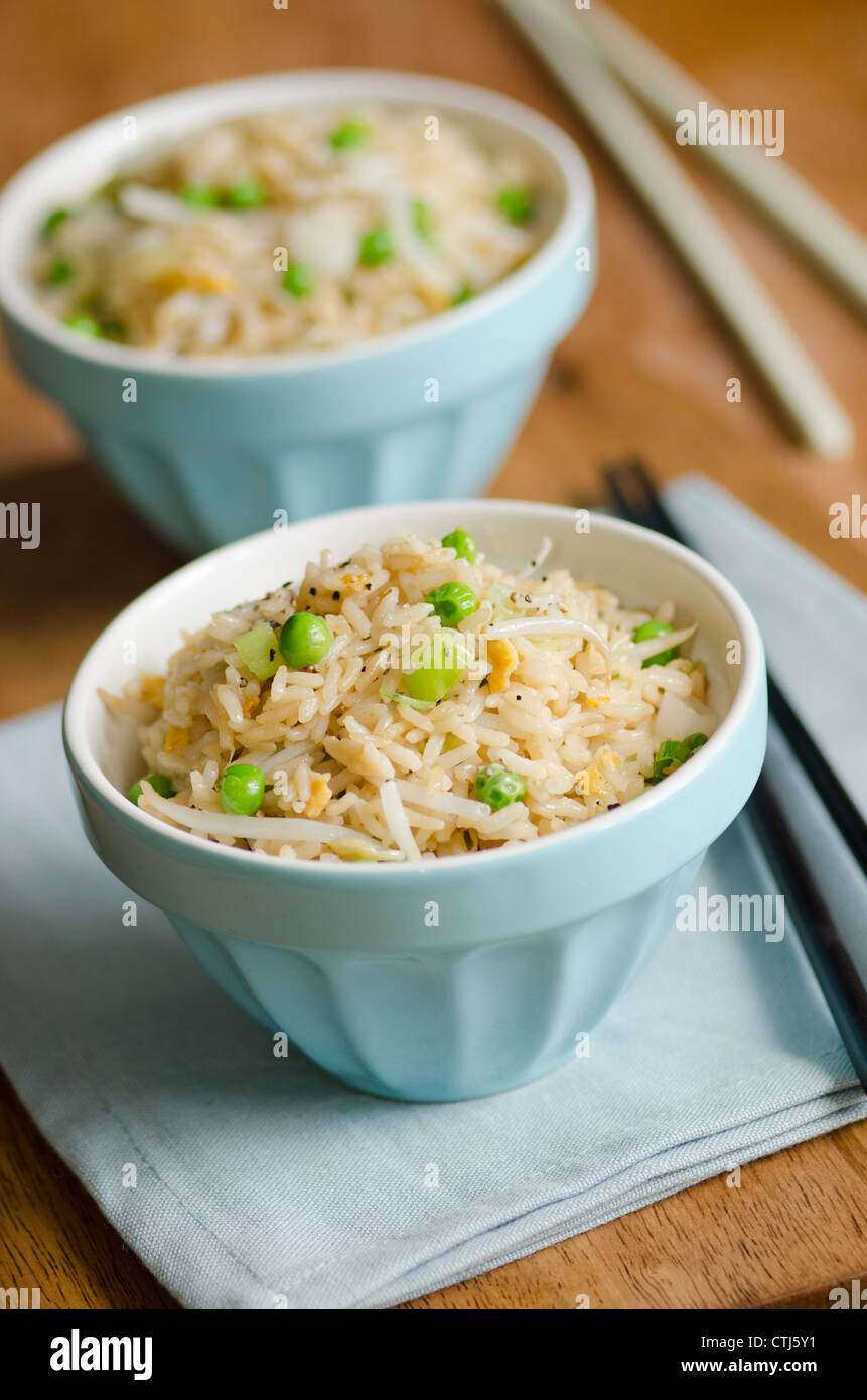 Egg fried rice Stock Photo - Alamy
