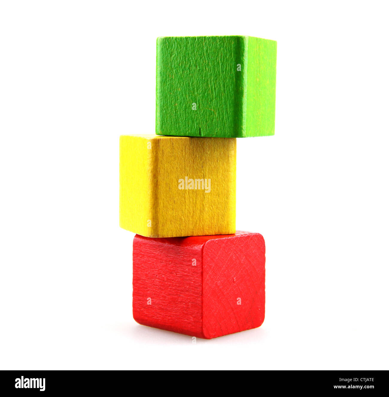 Kids building tower of blocks Cut Out Stock Images & Pictures - Alamy
