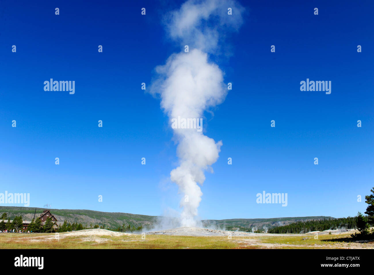 Old Faithful Geyser Eruption Yellowstone National Park Wyoming, WY ...