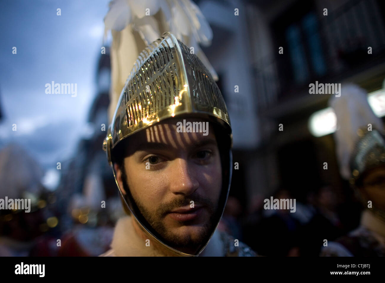 A man dressed as a Roman legionary during an Easter Holy Week ...