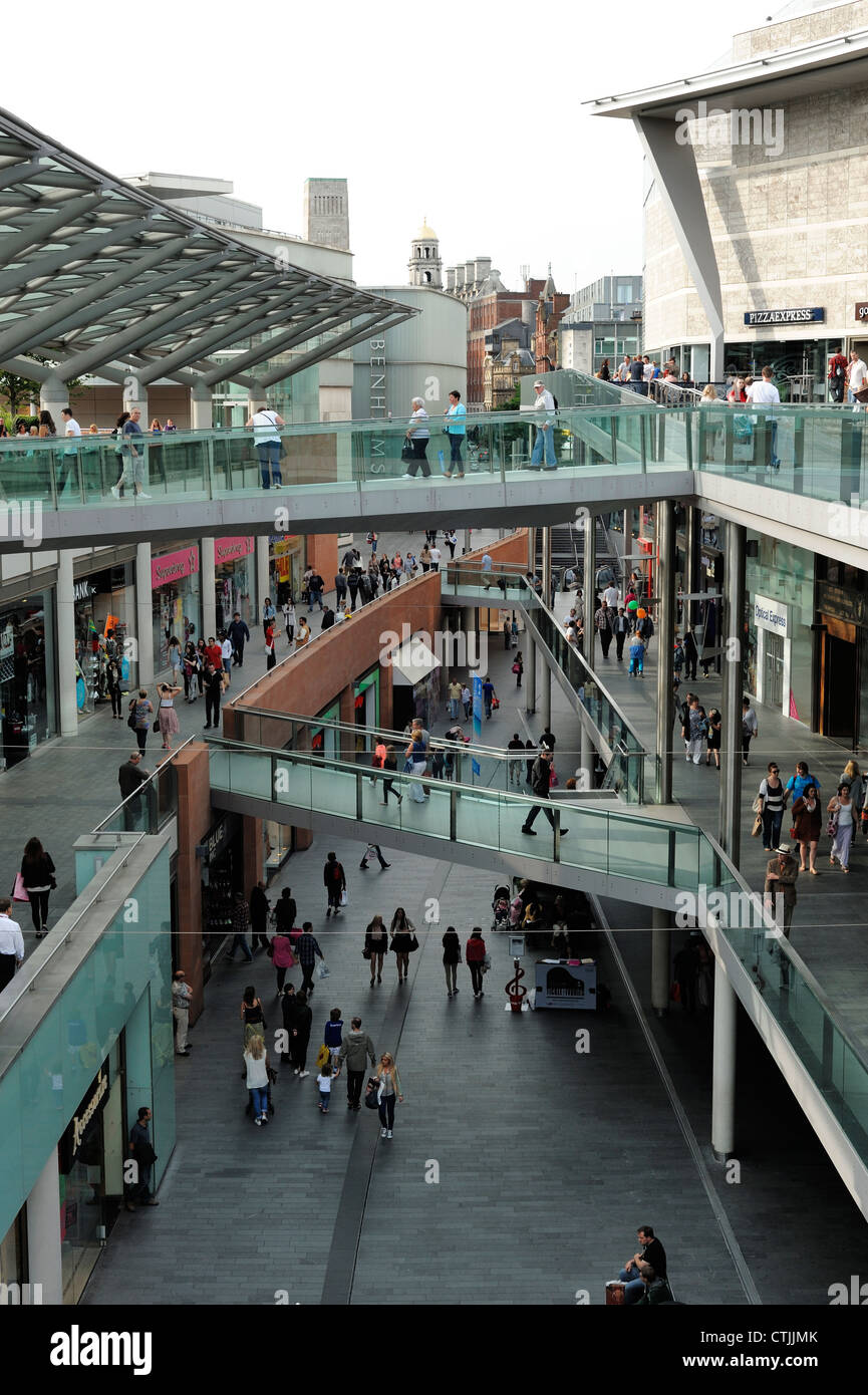 Liverpool One Shopping Area Stock Photo