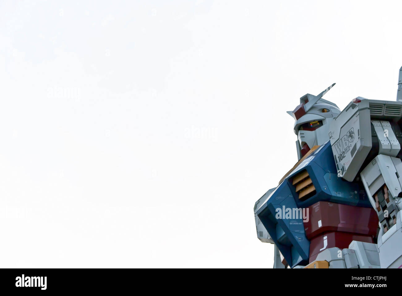Gundam robot at Odaiba, Japan Stock Photo Alamy