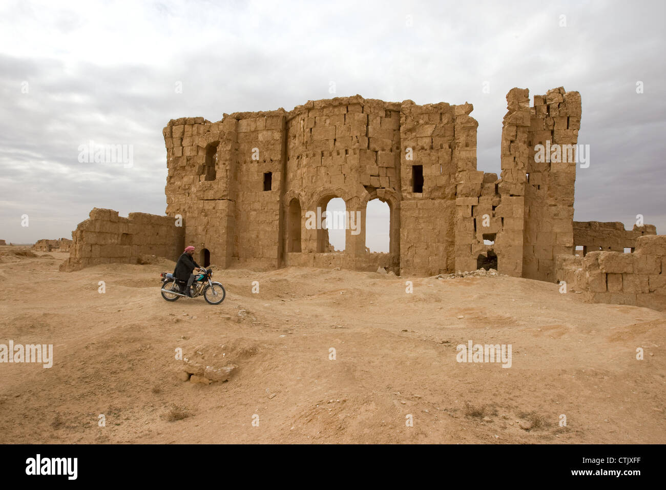 Arab man on motorbike riding hi-res stock photography and images - Alamy