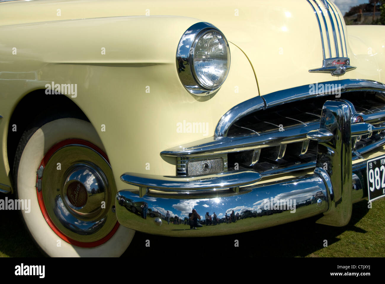 Pontiac classic car Stock Photo
