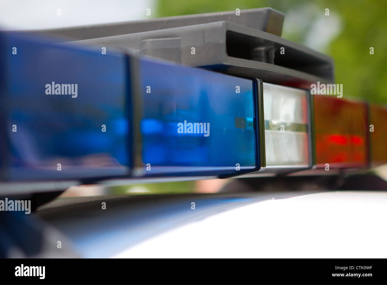 Police car blue roof light hires stock photography and images Alamy