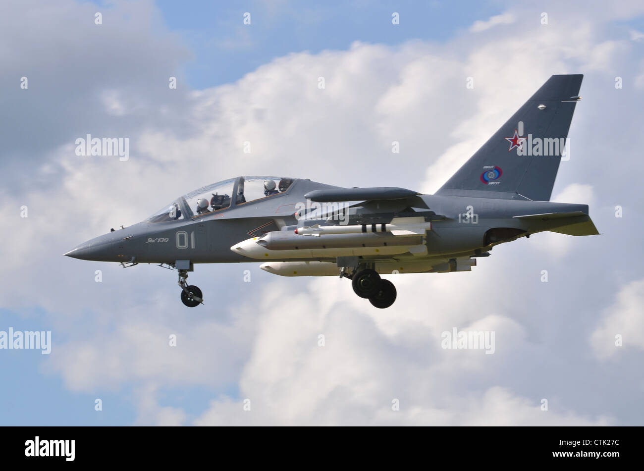 Yakovlev Yak-130 Mitten operated by the Russian Air Force on approach ...