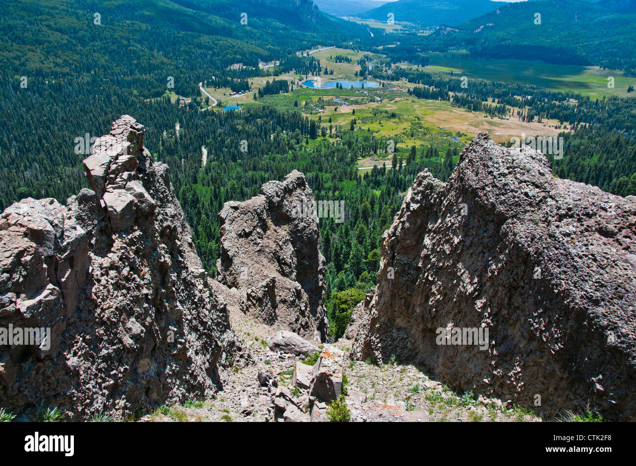 Rock formation Colorado mountains Stock Photo