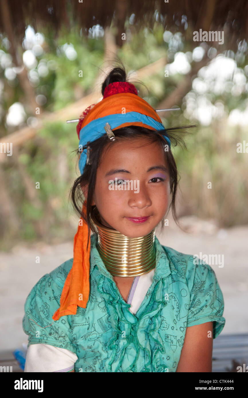 Long neck girl hires stock photography and images Alamy