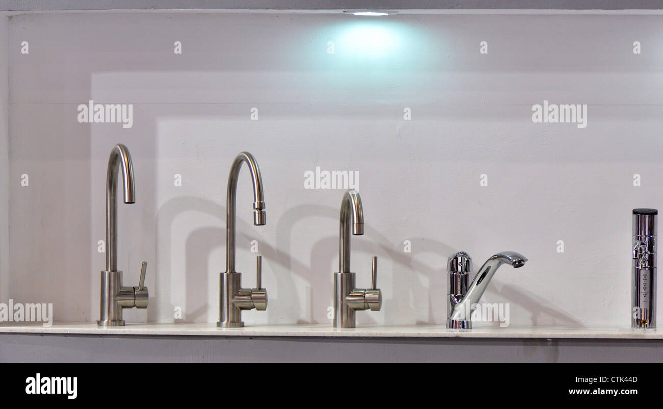 an exbihition of equipments in water treatment field Stock Photo - Alamy