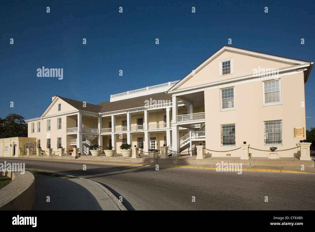 St. Francis Barracks in St. Augustine Florida Stock Photo Alamy