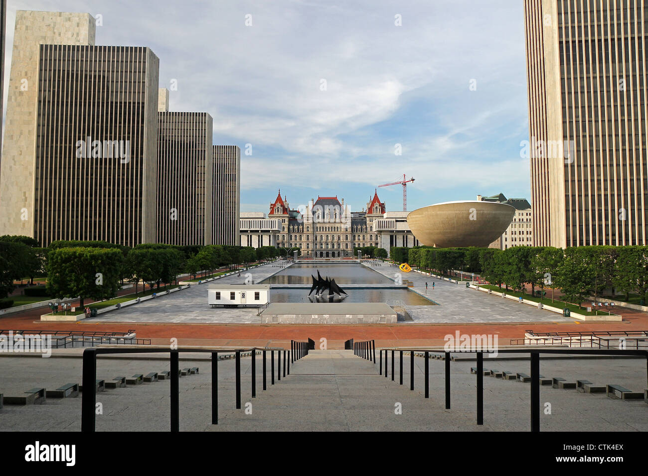 Empire State Plaza, Albany, New York Stock Photo