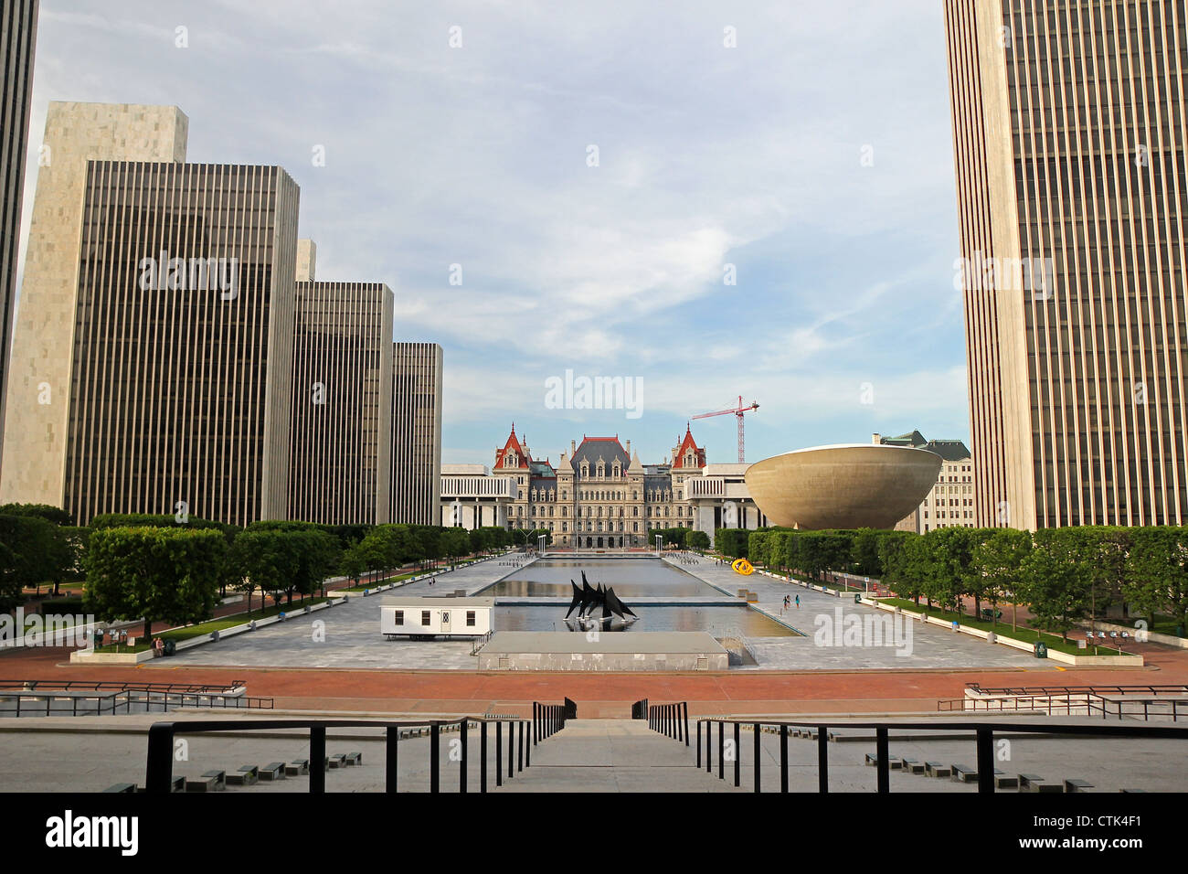 Empire State Plaza, Albany, New York Stock Photo