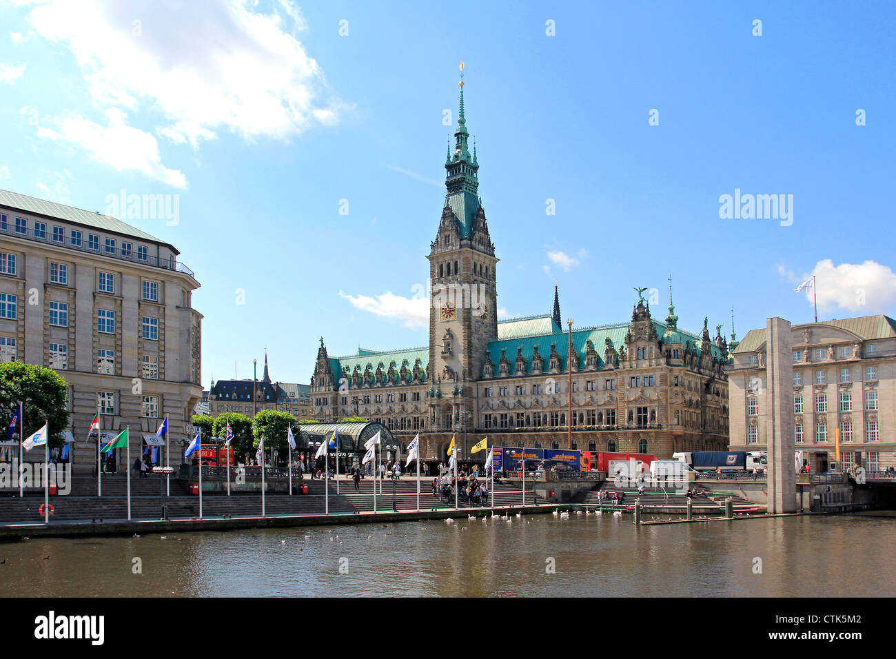 Germany, Hanseatic City Hamburg, city hall Stock Photo - Alamy