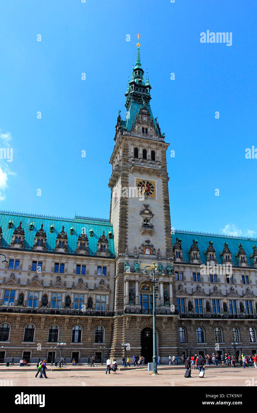 Germany, Hanseatic City Hamburg, City Hall Stock Photo - Alamy